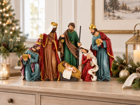 Chomik - Figura jaslica Isusovo rođenje Sveta tri kralja - DED1857