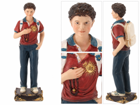 Chomik - Božićna figura – sv. Carlo Acutis, 21 cm - RAI6540