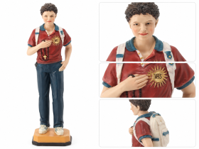 Chomik - Božićni kipić – sv. Carlo Acutis, 30 cm - RAI6564