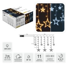 LED svjetlosna zavjesa sa zvjezdicama 138L - LED6656