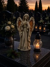 Figura anđela sa svjetlećim LED-krilima - DED9938