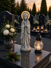 Figura Marije sa svjetlećim LED-sjajem - DED9952