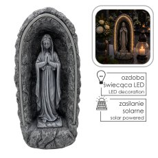 Figura Marije u kapelici s LED rasvjetom - DED9969