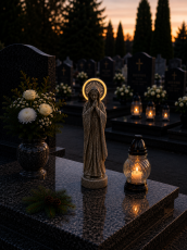 Figura Marije sa svjetlećim LED-sjajem - DED0088
