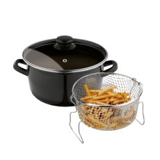 Emajlirani lonac za prženje s cjedilom 22 cm - TOR0805
