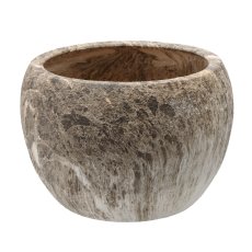 Keramička ukrasna posuda s efektom mramora 51 cm - ELI14_7132