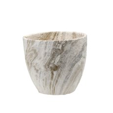 Keramička ukrasna posuda s efektom mramora 20,5 cm - ELI18_9280
