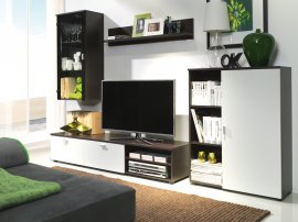 Regal za dnevni boravak Dino - Milano/bijela