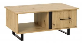 Stolić za dnevni boravak Francis reg 8 - Artisan hrast/crna