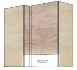 Gornji kutni desni element Econo 45G 70x40 cm