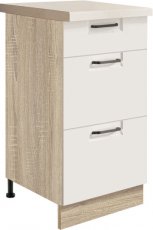 Donji element s ladicama Favorit FW8D 40 - bijela
