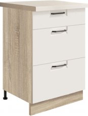 Donji element s ladicama Favorit FW9D 50 - bijela