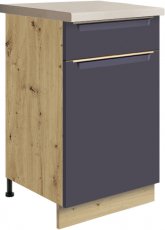 Donji uski element Glamour Gla 3D 45 - plava