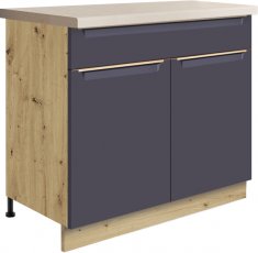 Donji dvokrilni element Glamour Gla 7D 90 - plava
