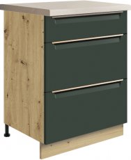 Donji element s ladicama Glamour 10D Gla 60 - zelena