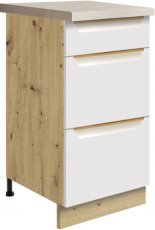 Donji element s ladicama Glamour Gla 8D 40 - bijela