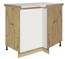 Kutni element lijevi Glamour Gla 15D 100x70 - bijela