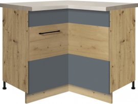 Kutni element Infinity 16D 90x90 - siva