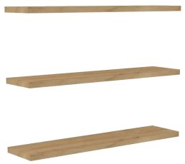 Komplet od 3 police za garderobne ormare - hrast artisan