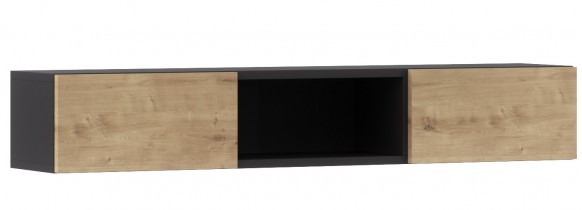 Crna mat/Hrast Artisan