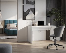 Radni stol Nevy 140 cm - bijela