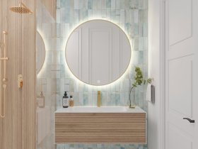 Eltap - loft - LED Ogledalo Gerbinie A - 60x60cm