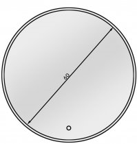 Eltap - loft - LED Ogledalo Gerbinie A - 60x60cm