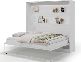 Krevet u ormaru Devesto - WB-H-DEV-W-160 - 160x200 cm - bijela