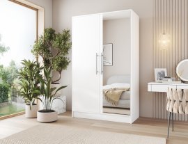 Ormar Alarica s ogledalom 120 cm - bijeli