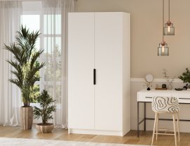 Garderobni ormar Mirtillo 100 cm - bijeli