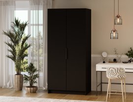 Garderobni ormar Mirtillo 100 cm - crni