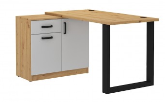 Hrast artisan/svijetlo siva