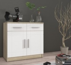 Hrast artisan/bijela - WH 2F2S