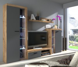 Grafit/hrast lefkas - RUMBAXLGRDL01