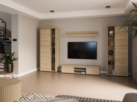 Stolarz Lempert - TV regal Rumba XL - hrast sonoma