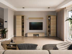 Stolarz Lempert - TV regal Rumba XL - hrast sonoma