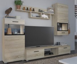 TV regal Blues - sonoma hrast SO01