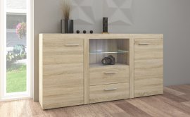 Komoda Rumba - hrast sonoma RUMBASO20 2F 2S
