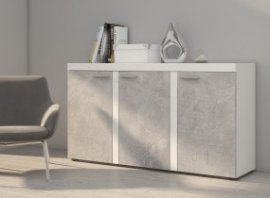 Komoda Rumba - svijetlosiva/bijela RUMBABJ22 3F				