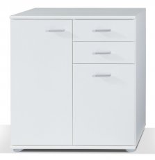 Komoda Mike - bijela MIKE-2 2T 2S
