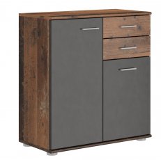 Komoda Mike - matera/vintage  MIKE-2 2T 2S