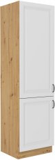 Visoki element Stilo - bijela/artisan hrast - 60 cm LO-210 2F