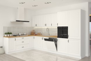 Visoki element za ugradbenu pećnicu Stilo - bijela - 60 cm DP-210 2F
