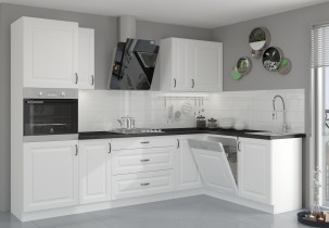 Visoki element za ugradbenu pećnicu Stilo - bijela - 60 cm DP-210 2F
