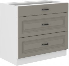 Stolarz Lempert - Donji element Stilo - сlaygrey/bijela - 80 cm 3S BB