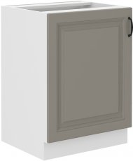 Donji element Stilo - сlaygrey/bijela - 60 cm D 1F BB