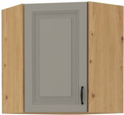 Gornji kutni element Stilo - сlaygrey/artisan hrast - 60x60 cm GN-90 (45°) 1F