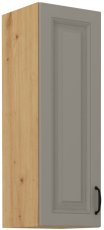 Stolarz Lempert - Gornji element Stilo - сlaygrey/artisan hrast - 40 cm G-90 1F