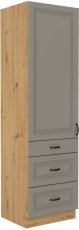 Stolarz Lempert - Visoki element Stilo - сlaygrey/artisan hrast - 60 cm DKS-210 3S 1F