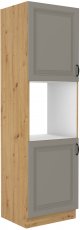 Visoki element za ugradbenu pećnicu Stilo - сlaygrey/artisan hrast - 60 cm DP-210 2F
